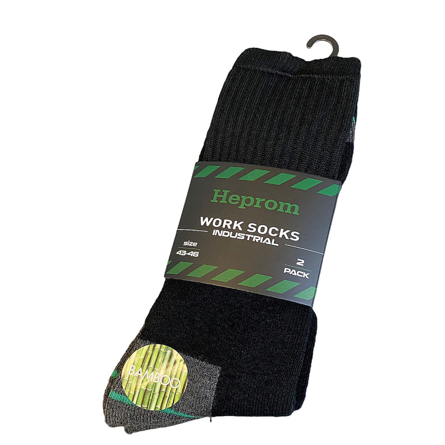 BAMBUS work socks 2 pk.